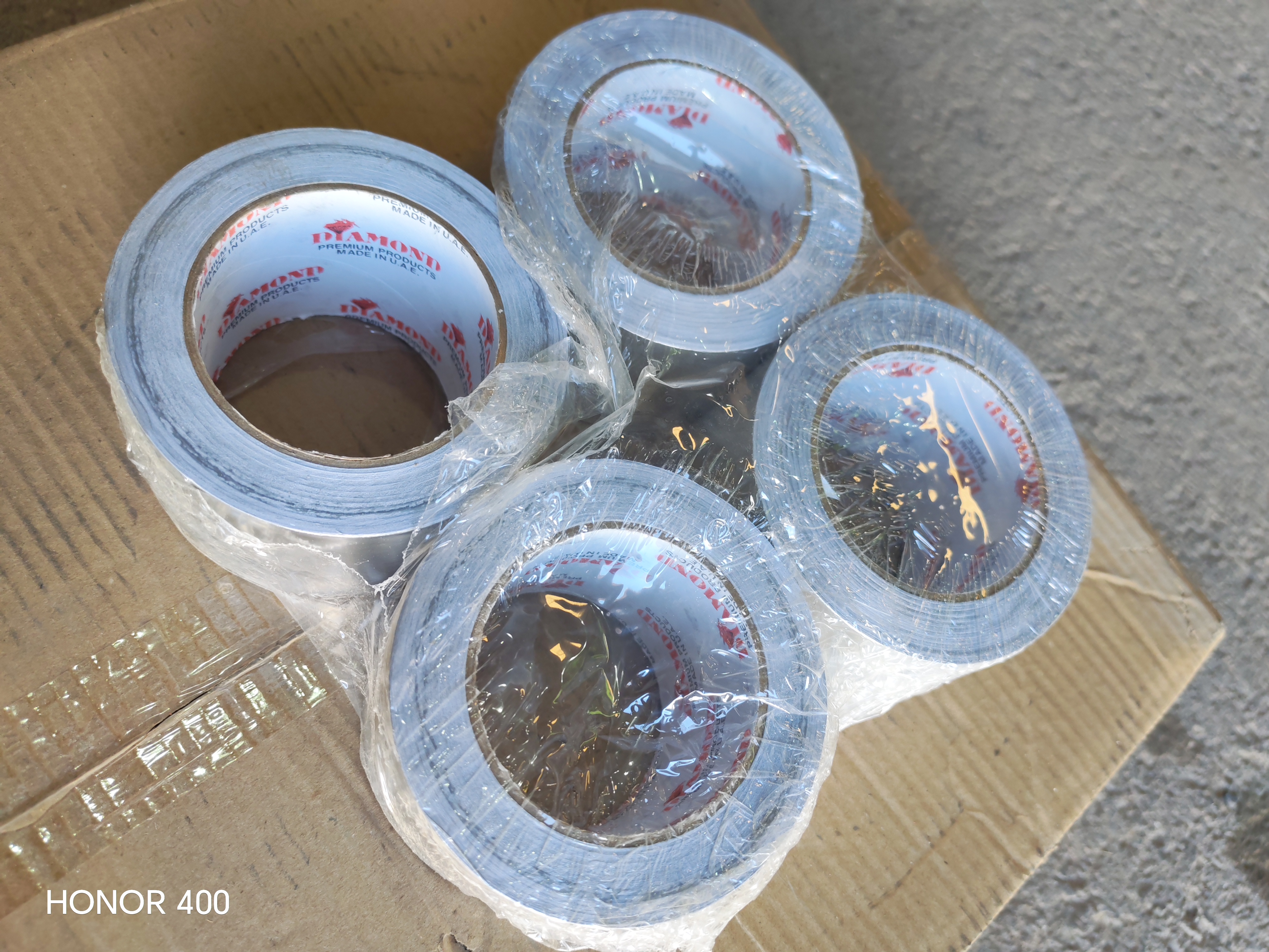 DIAMOND SOLVENT AL PET TAPE 3" X 40YDS