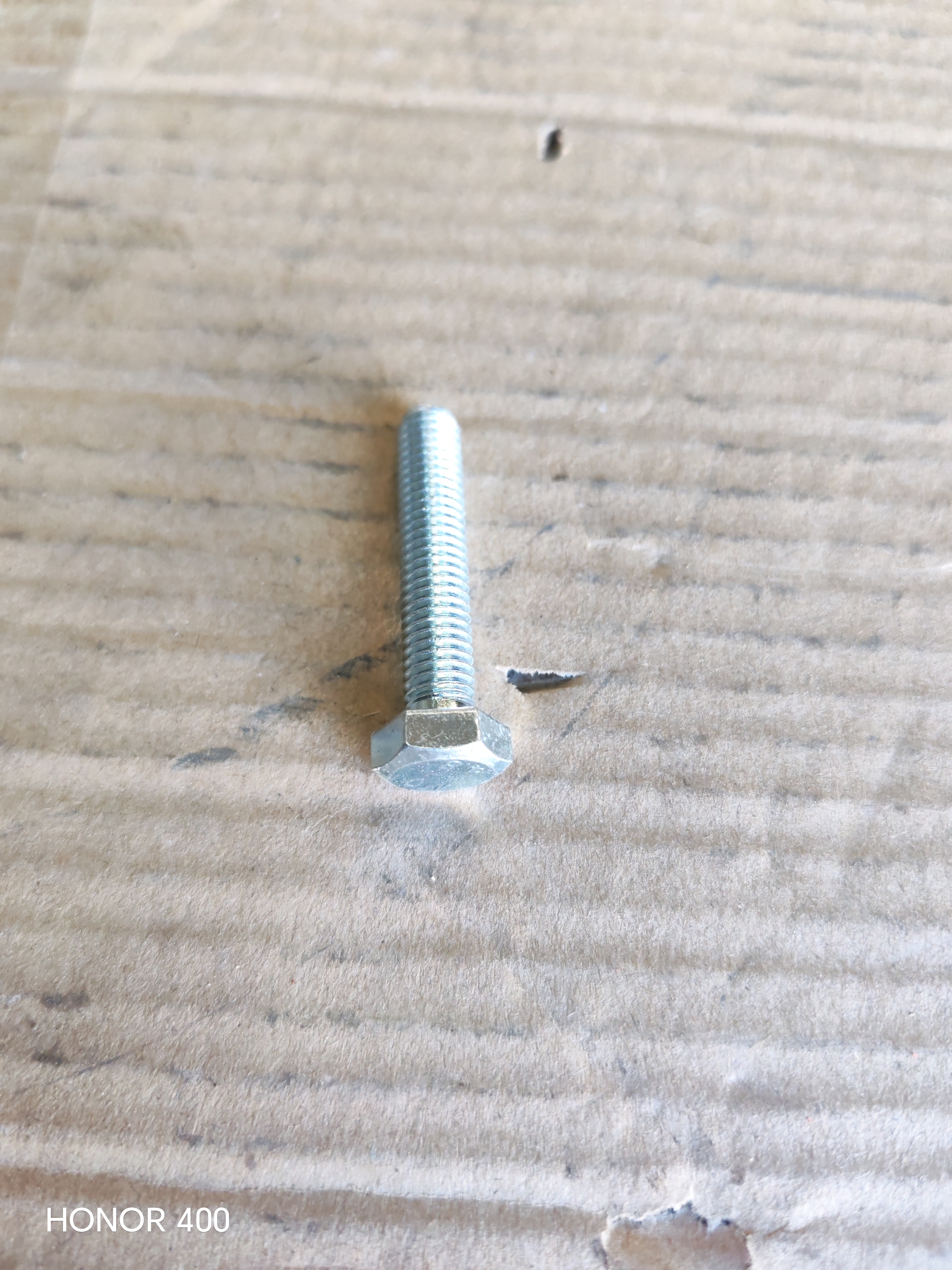 HEX BOLT GALVANIZED STEEL FULL THREAD  M 8* 30