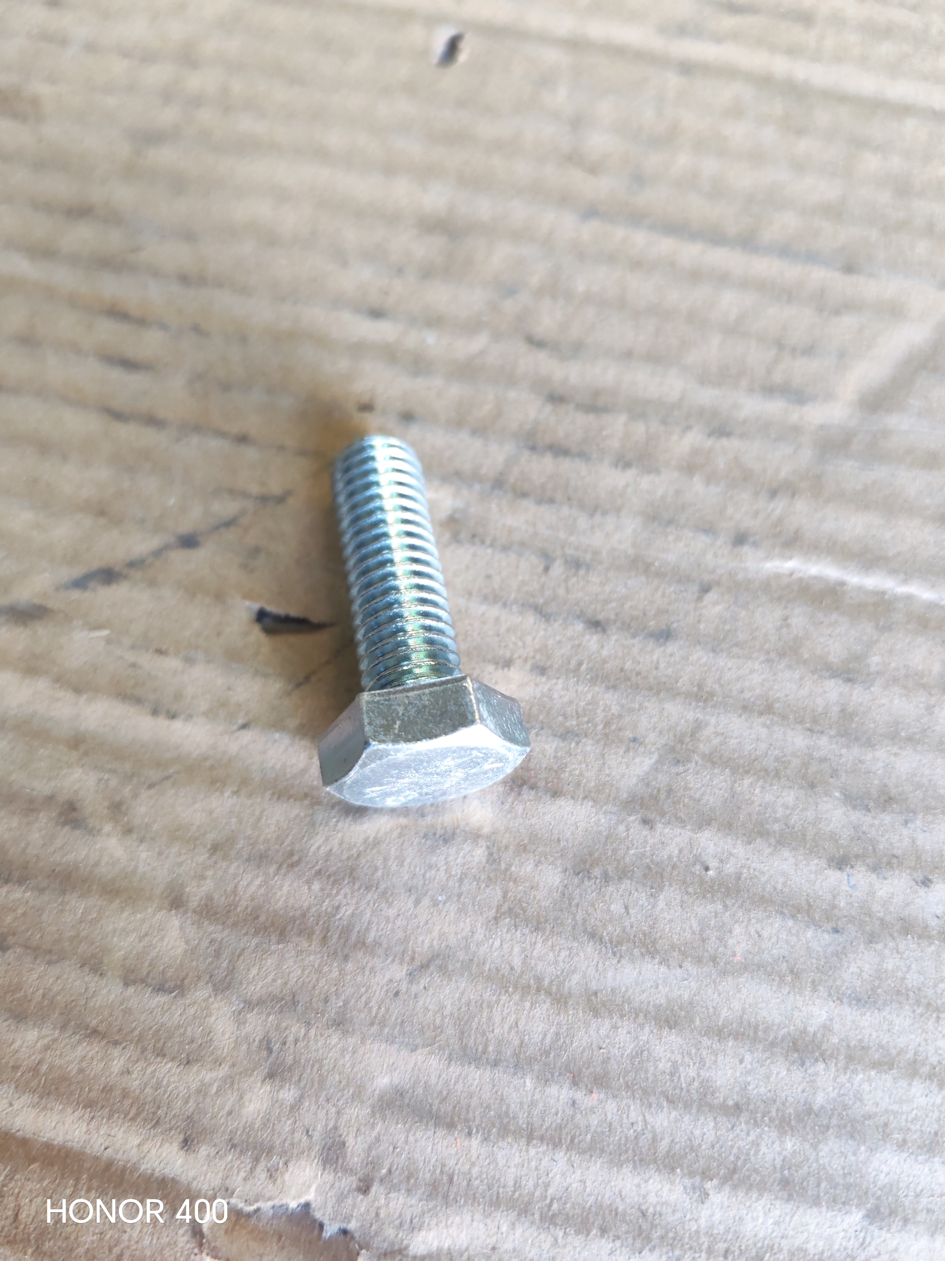 HEX BOLT GALVANIZED STEEL FULL THREAD  M 10* 30