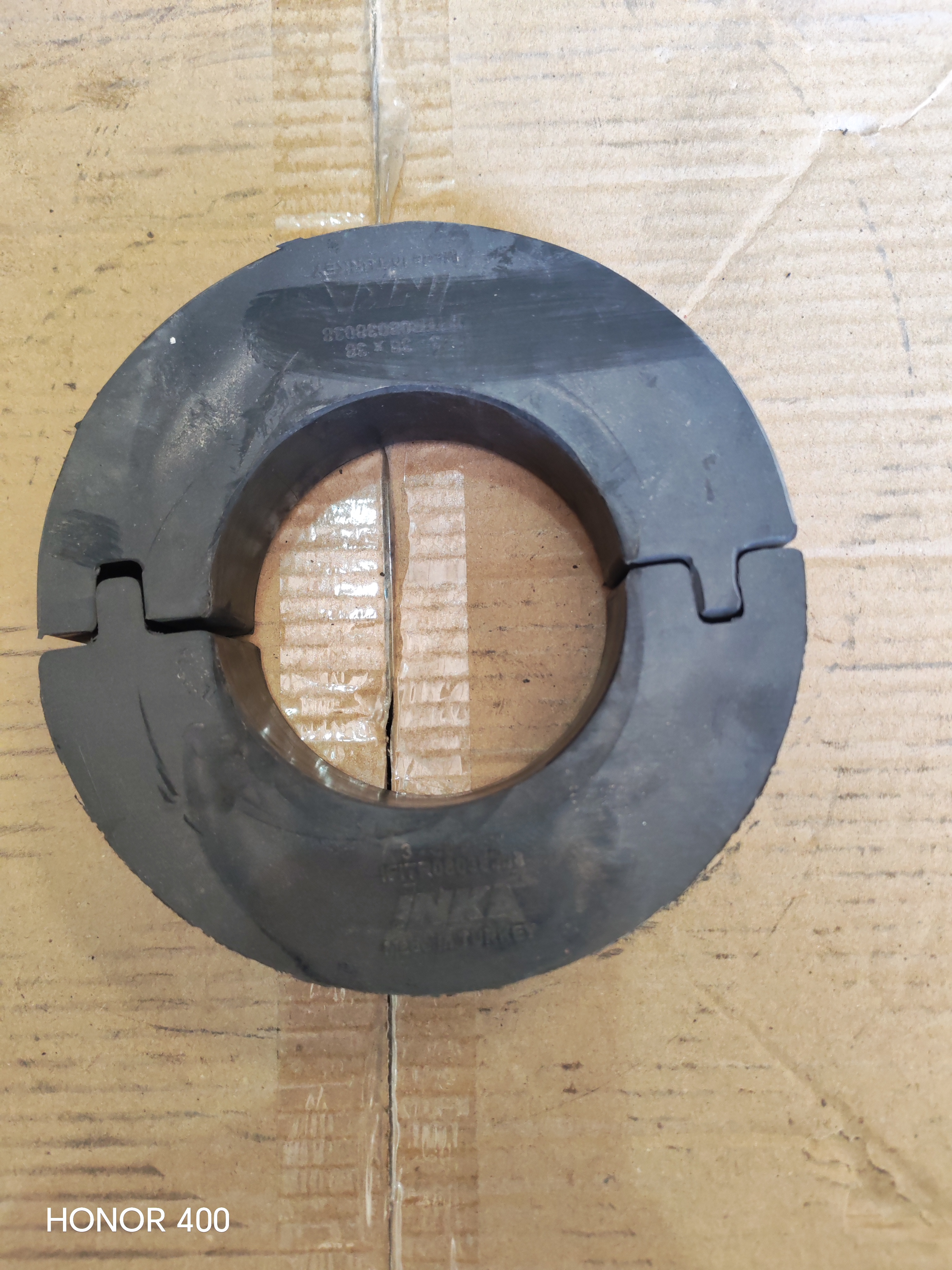 RUBBER SUPPORT INSERT 3' THK 38 MM