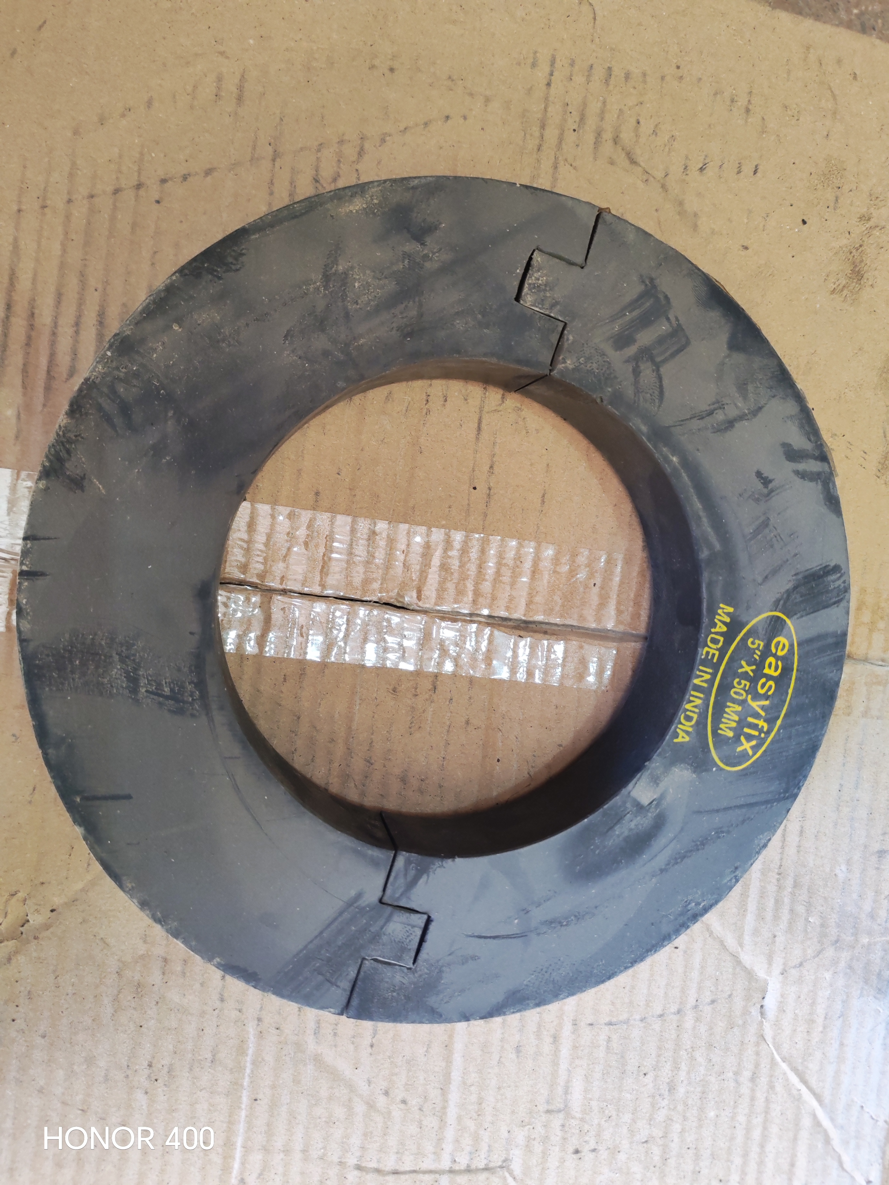 RUBBER SUPPORT INSERT 5' THK 38 MM