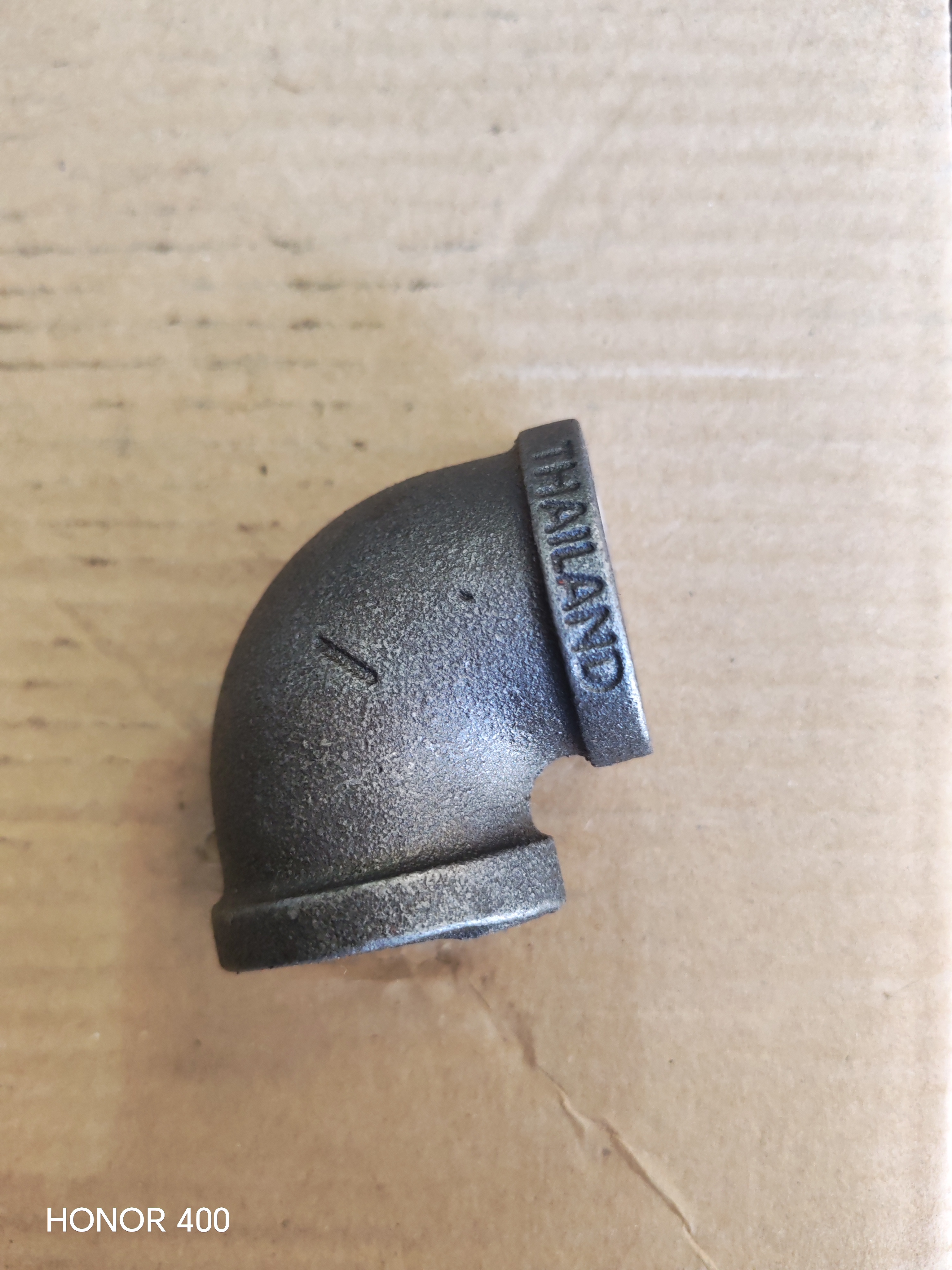 ELBOW THREADED BLACK 90 1 '