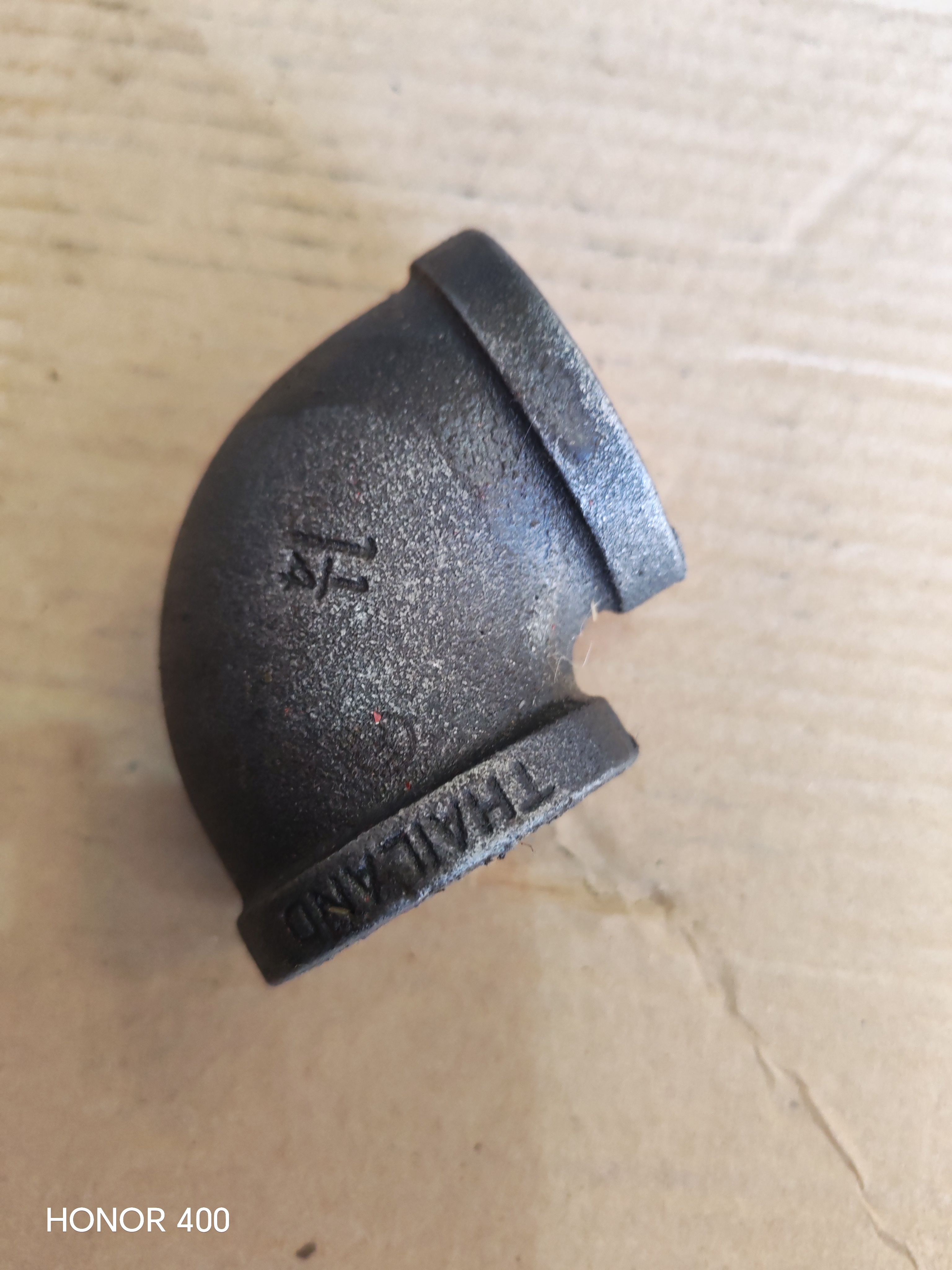 ELBOW THREADED BLACK 90 1 1/4 '