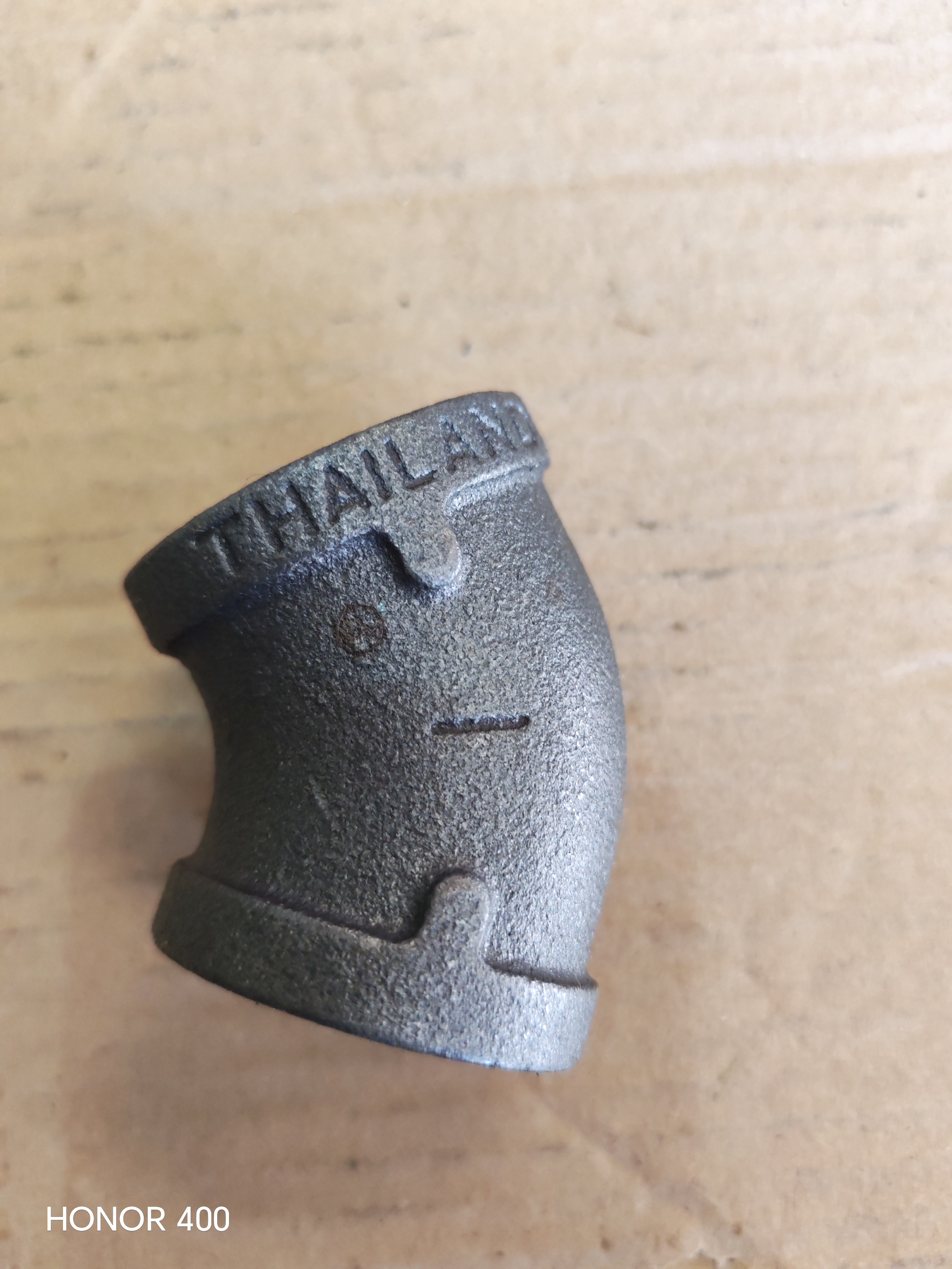 ELBOW THREADED BLACK 45 1 '