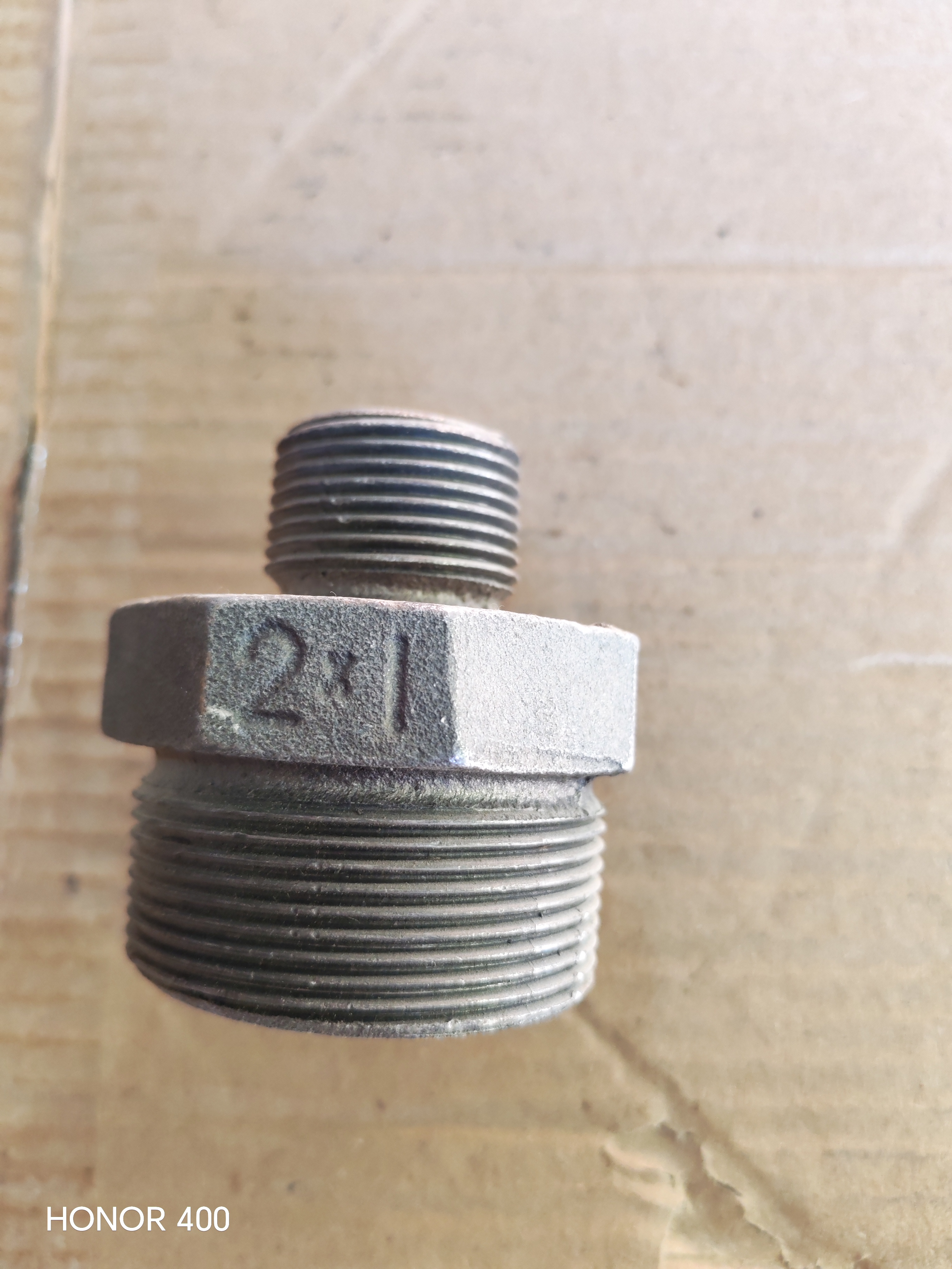 NIPPEL REDUCER THREADED BLACK 2' X 1'