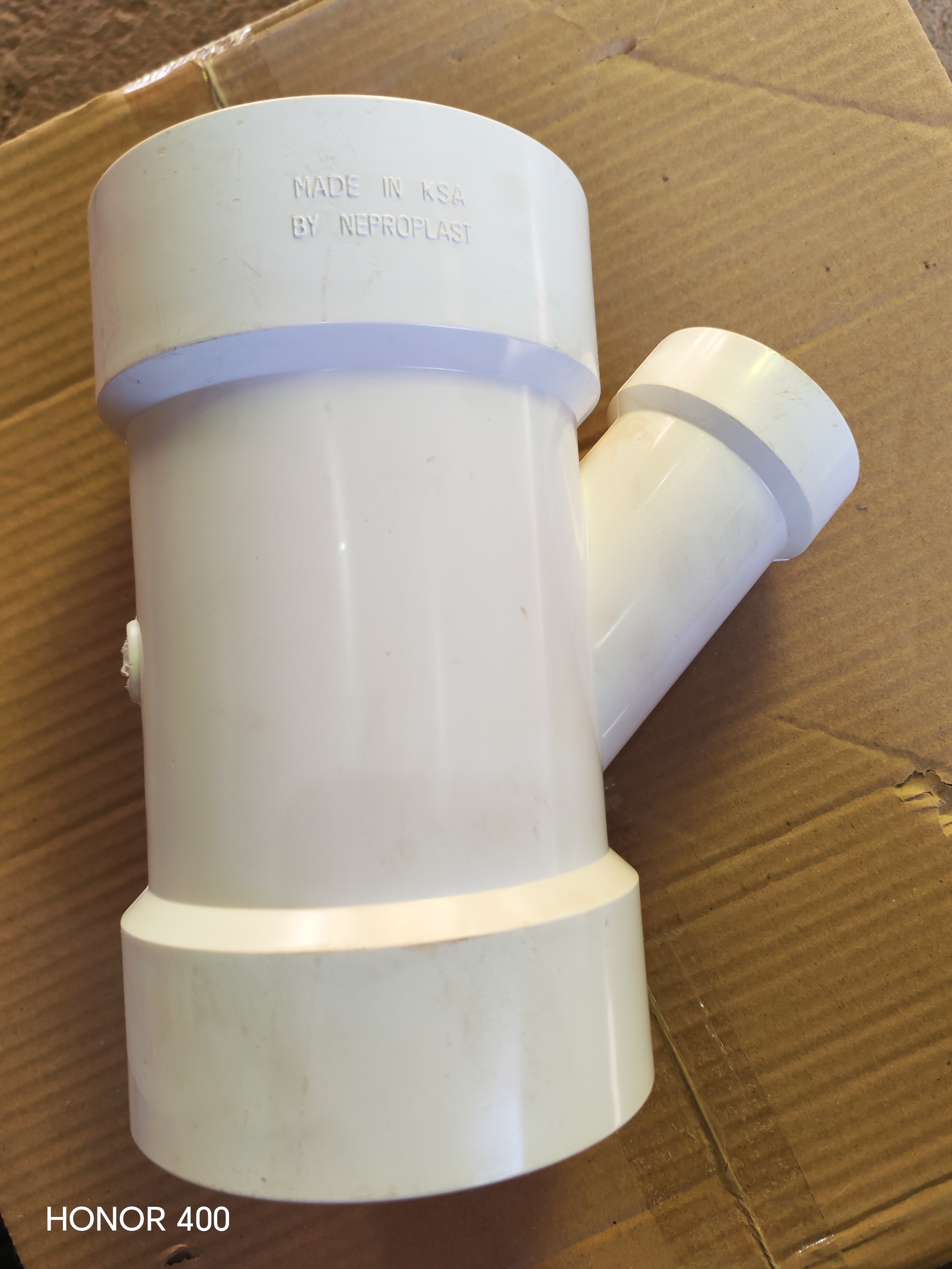 PVC SINGLE BRANCH (WYE) 4" X 2