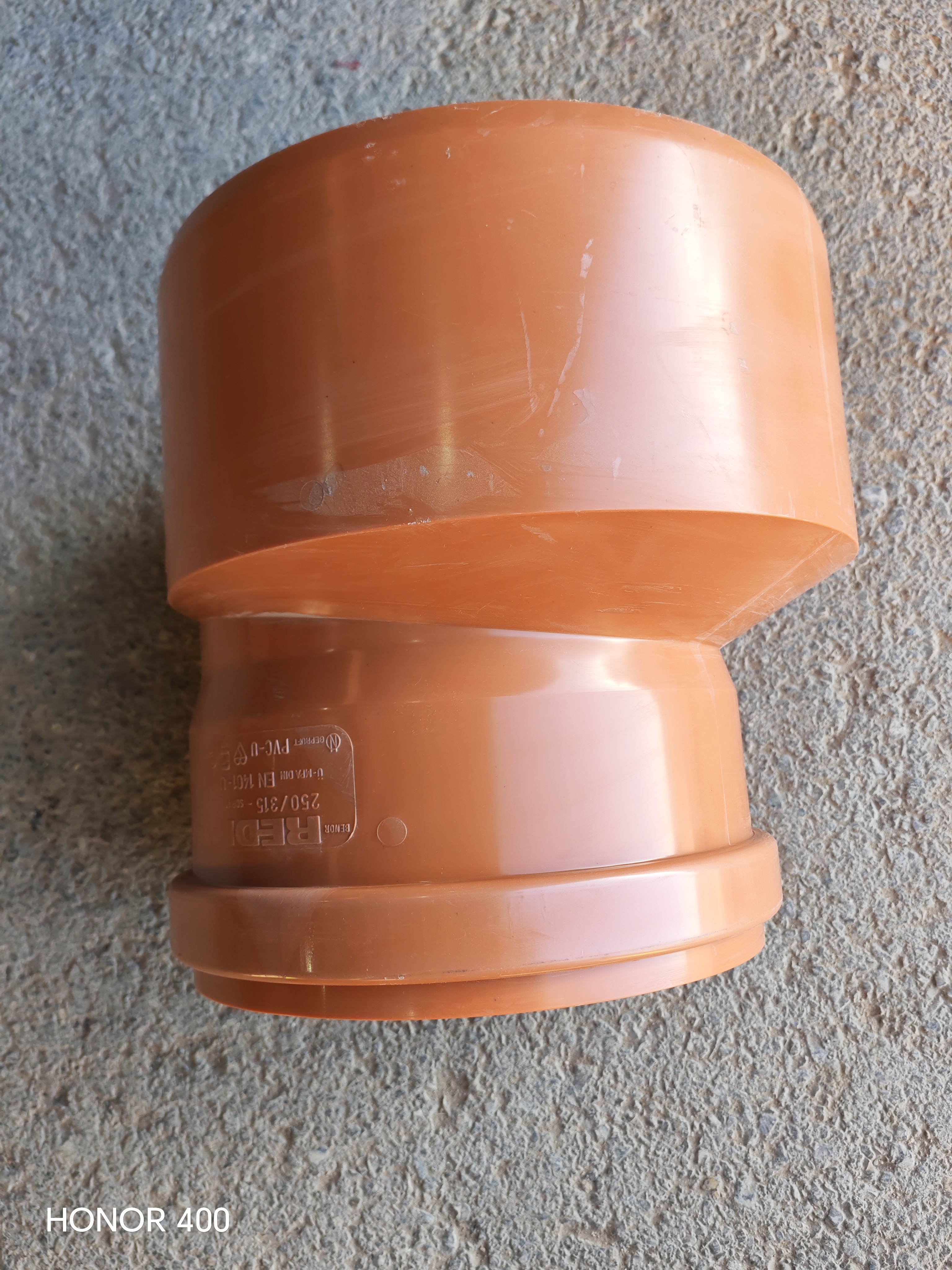 REDUCTION UPVC DN315X250