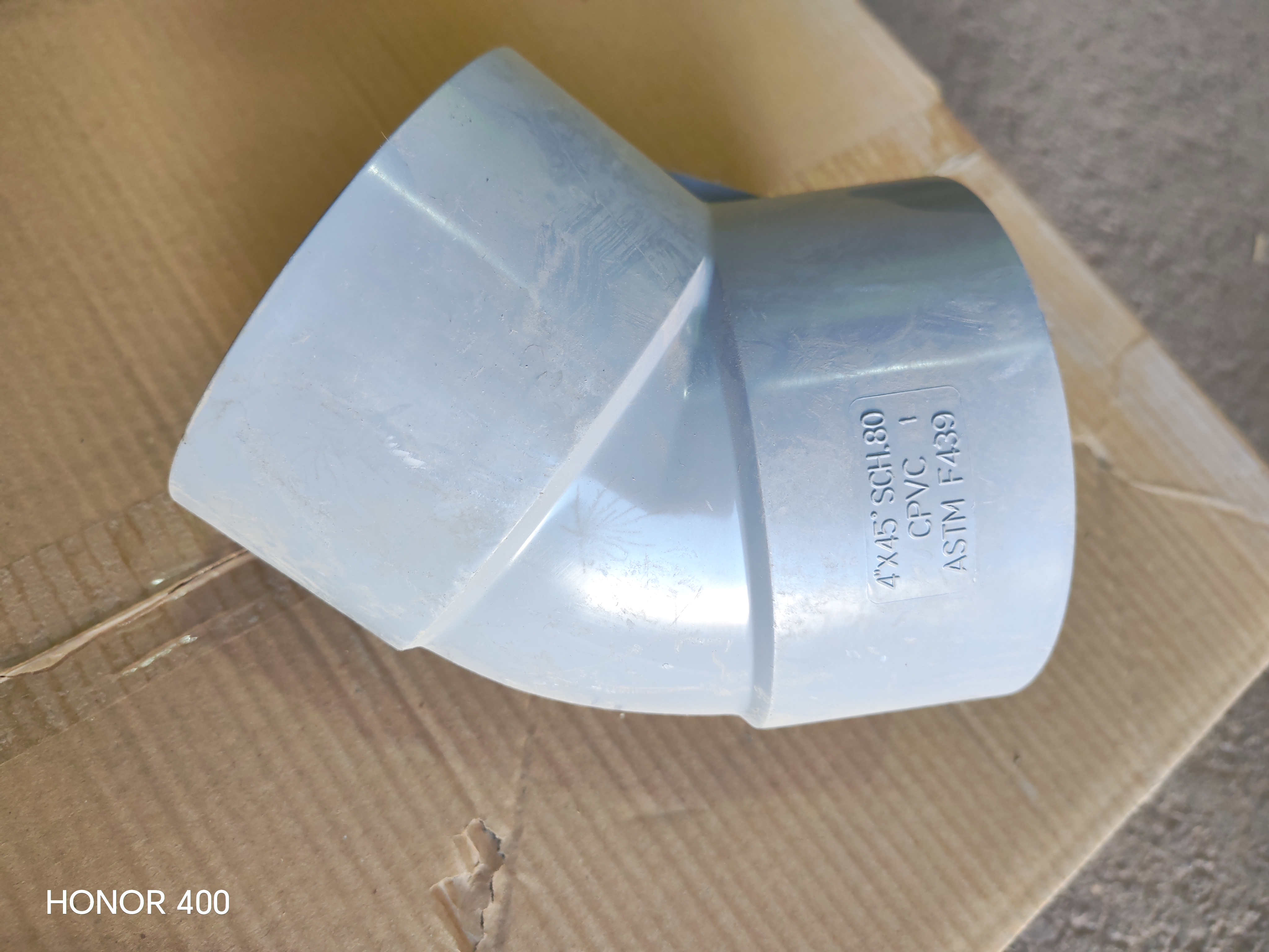 ELBOW CPVC  4" 45