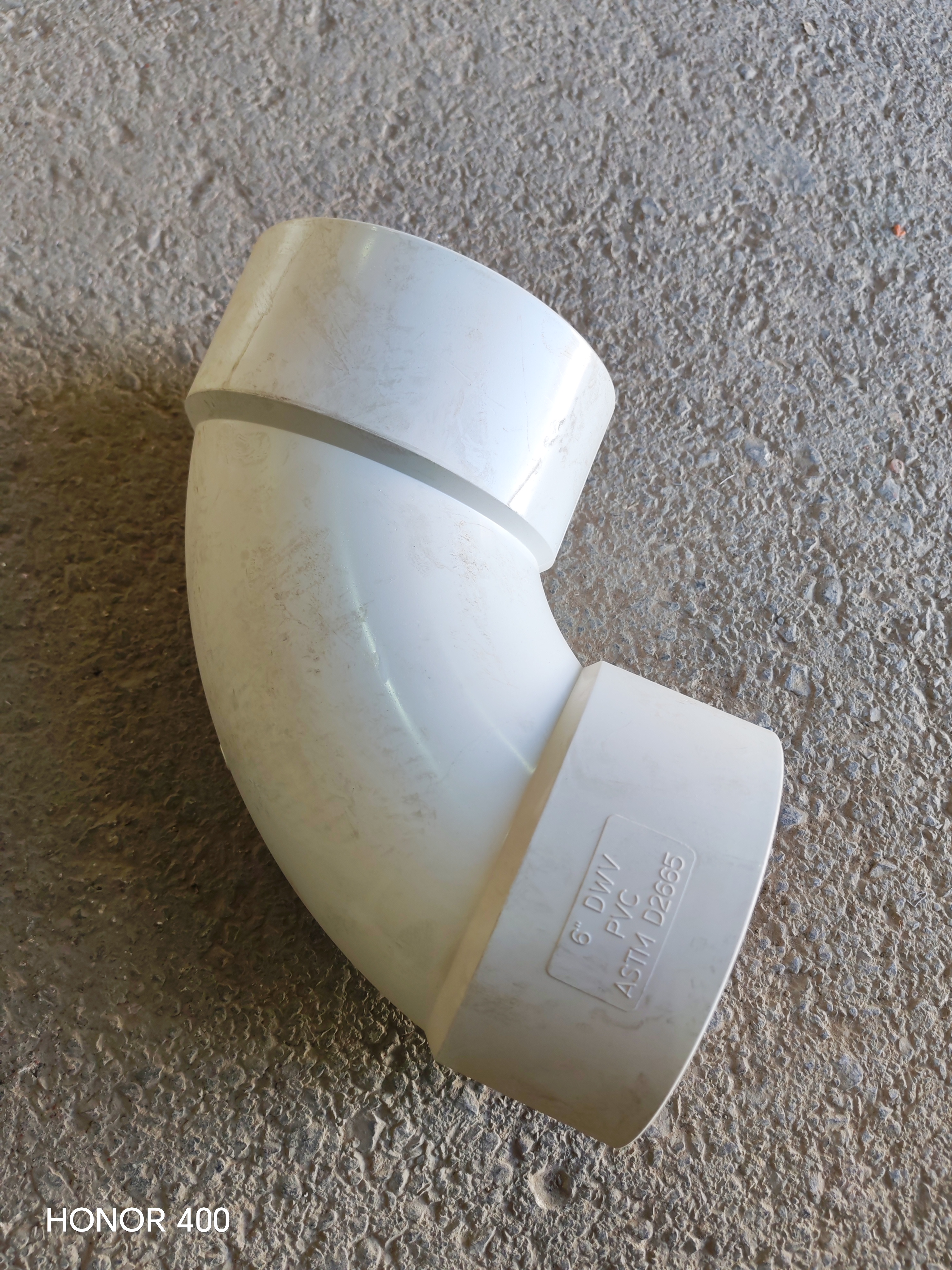ELBOW PVC  6'' 90