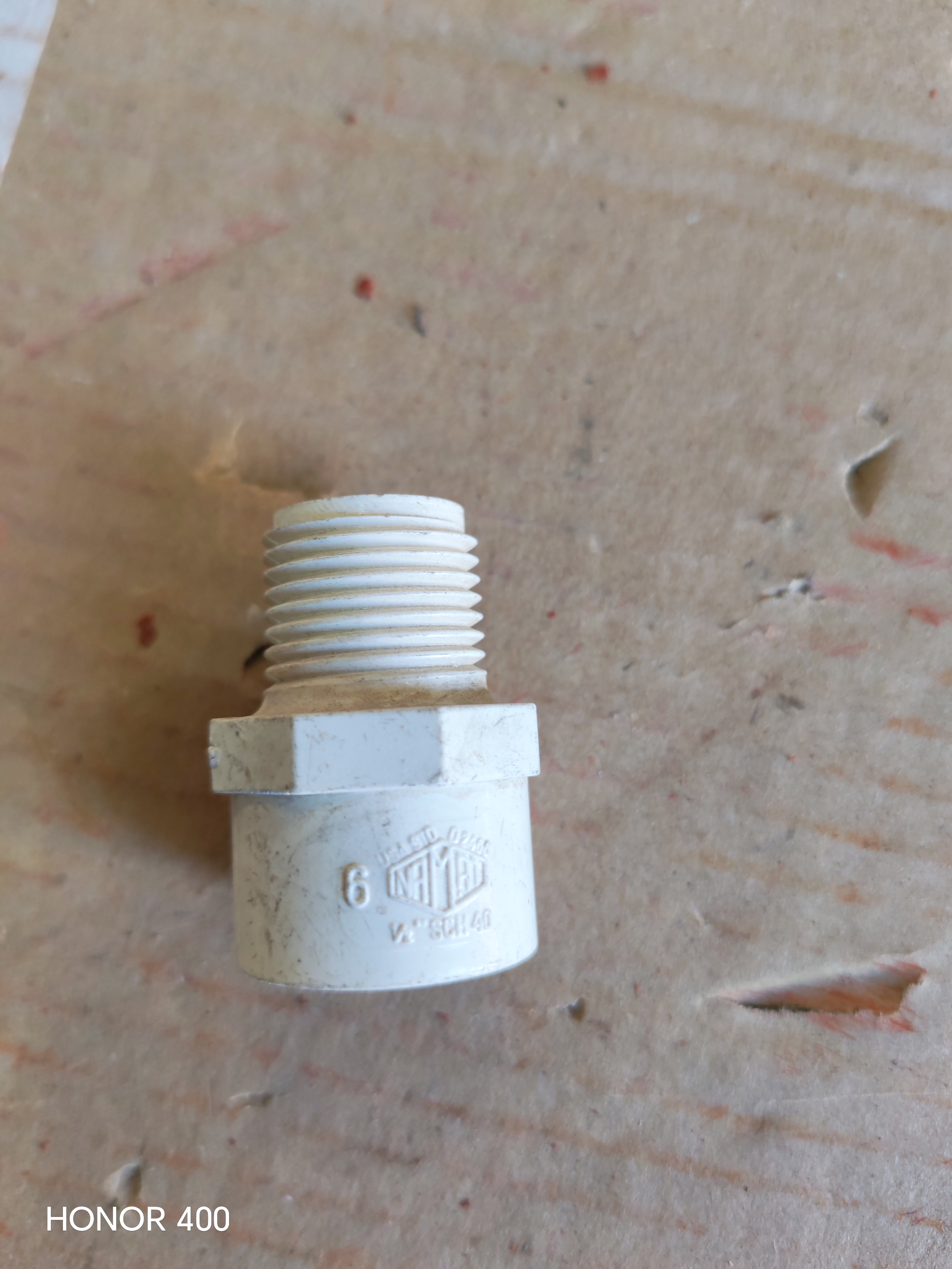 MALE ADAPTER PVC 1/2''