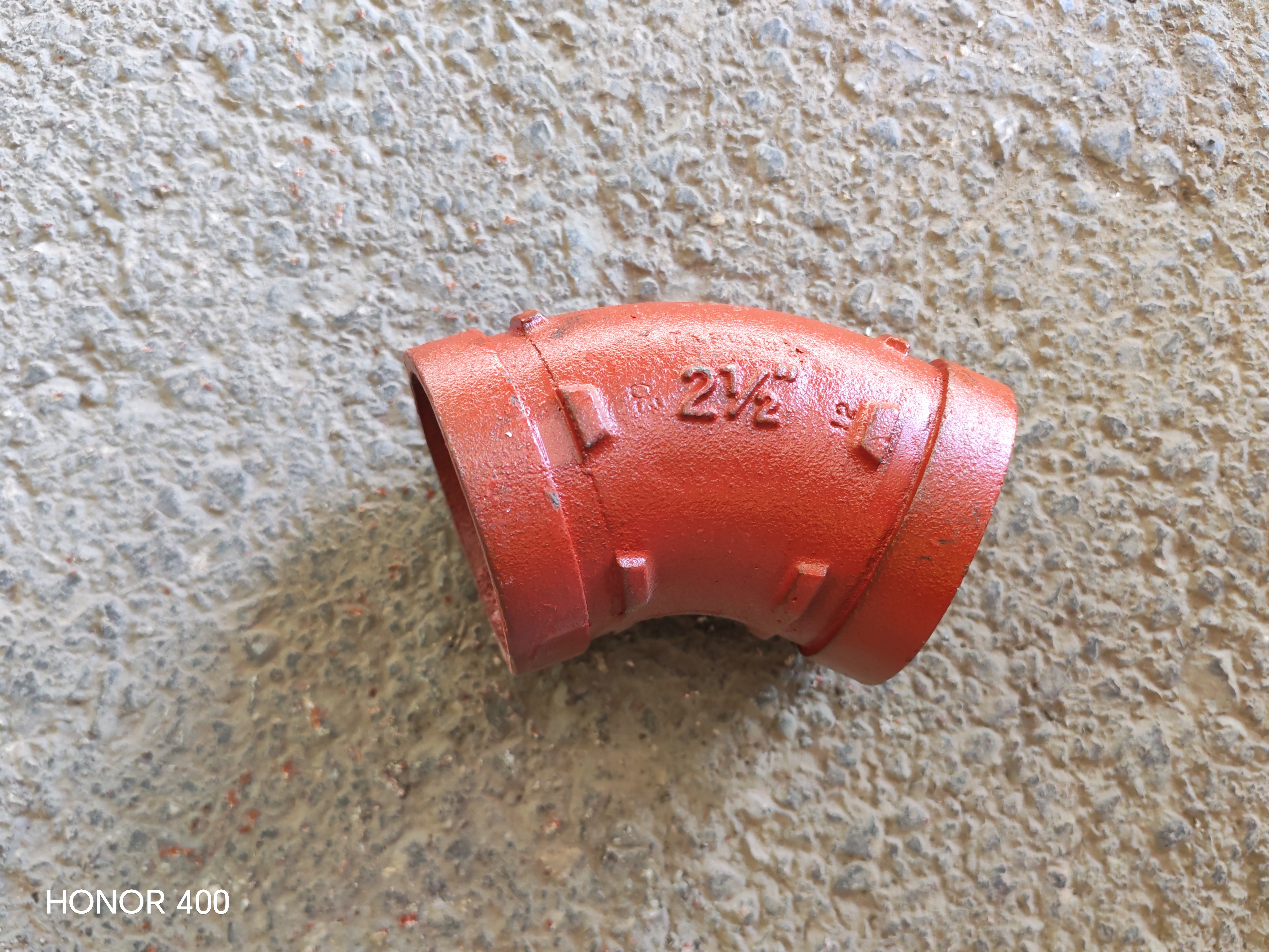 ELBOW GROOVED 45° 2 1/2'(76MM)