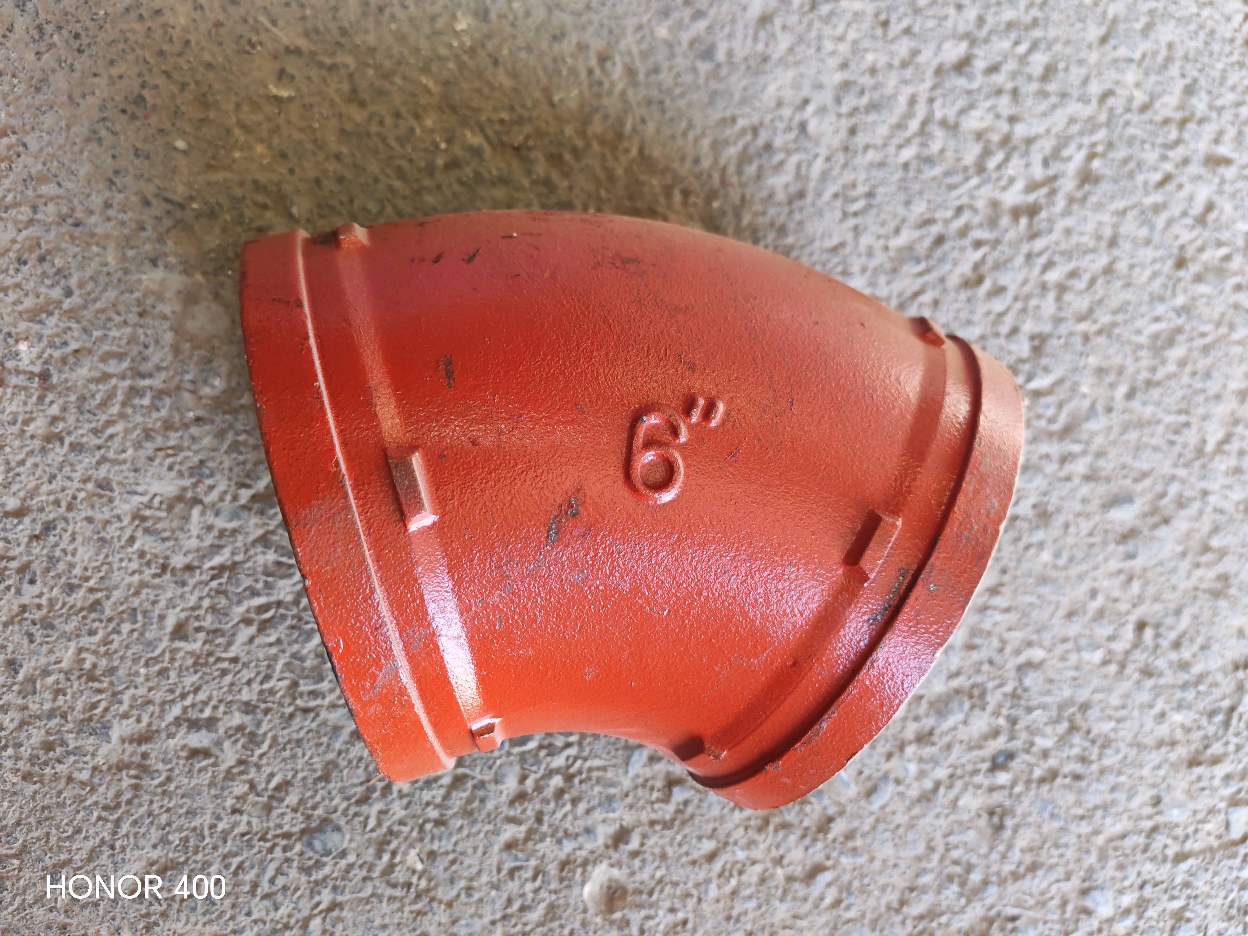 ELBOW GROOVED 45° 6(168MM)