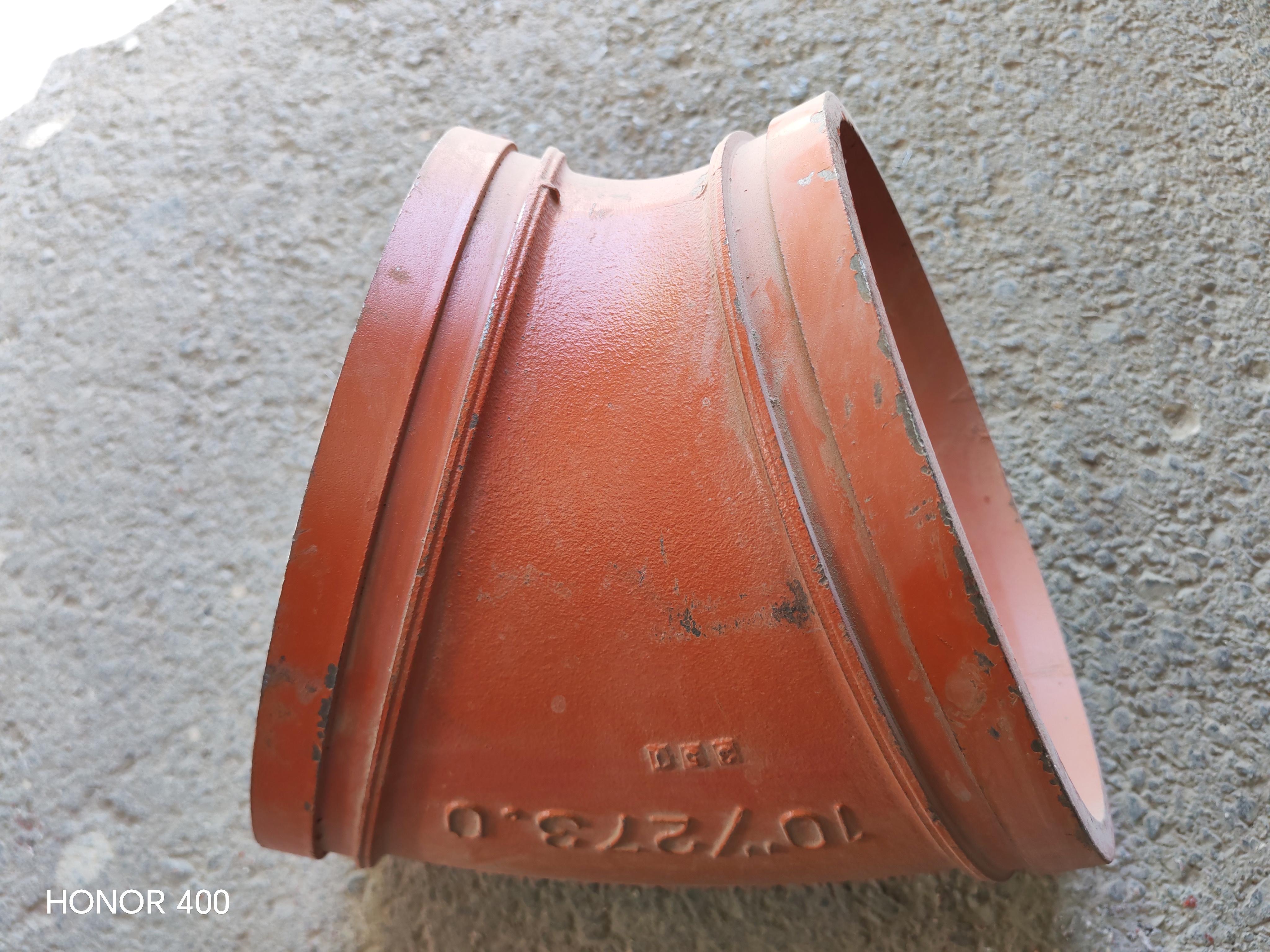 ELBOW GROOVED 45° 10'(273MM)