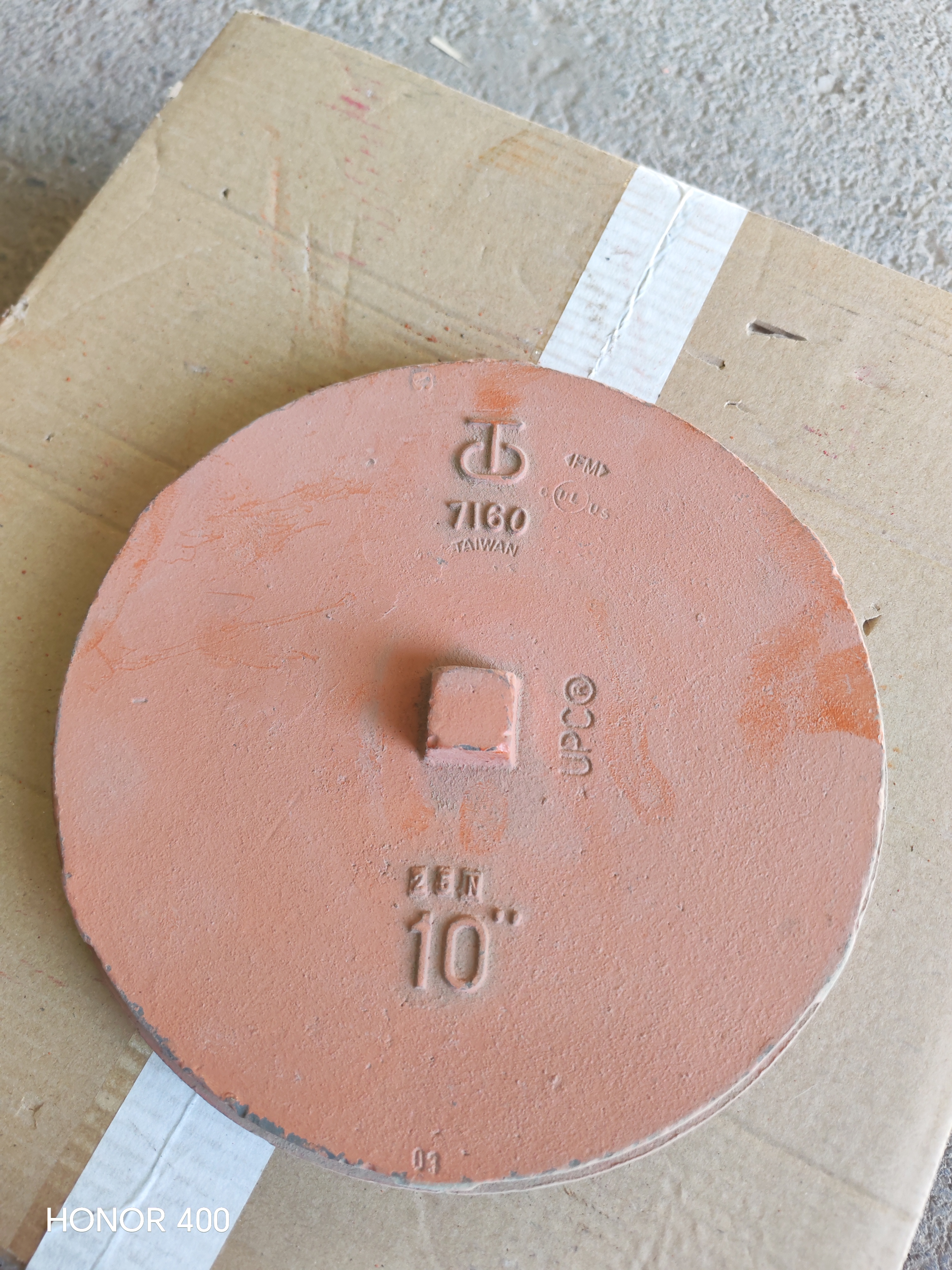 GROOVED CAP 10'(273MM)