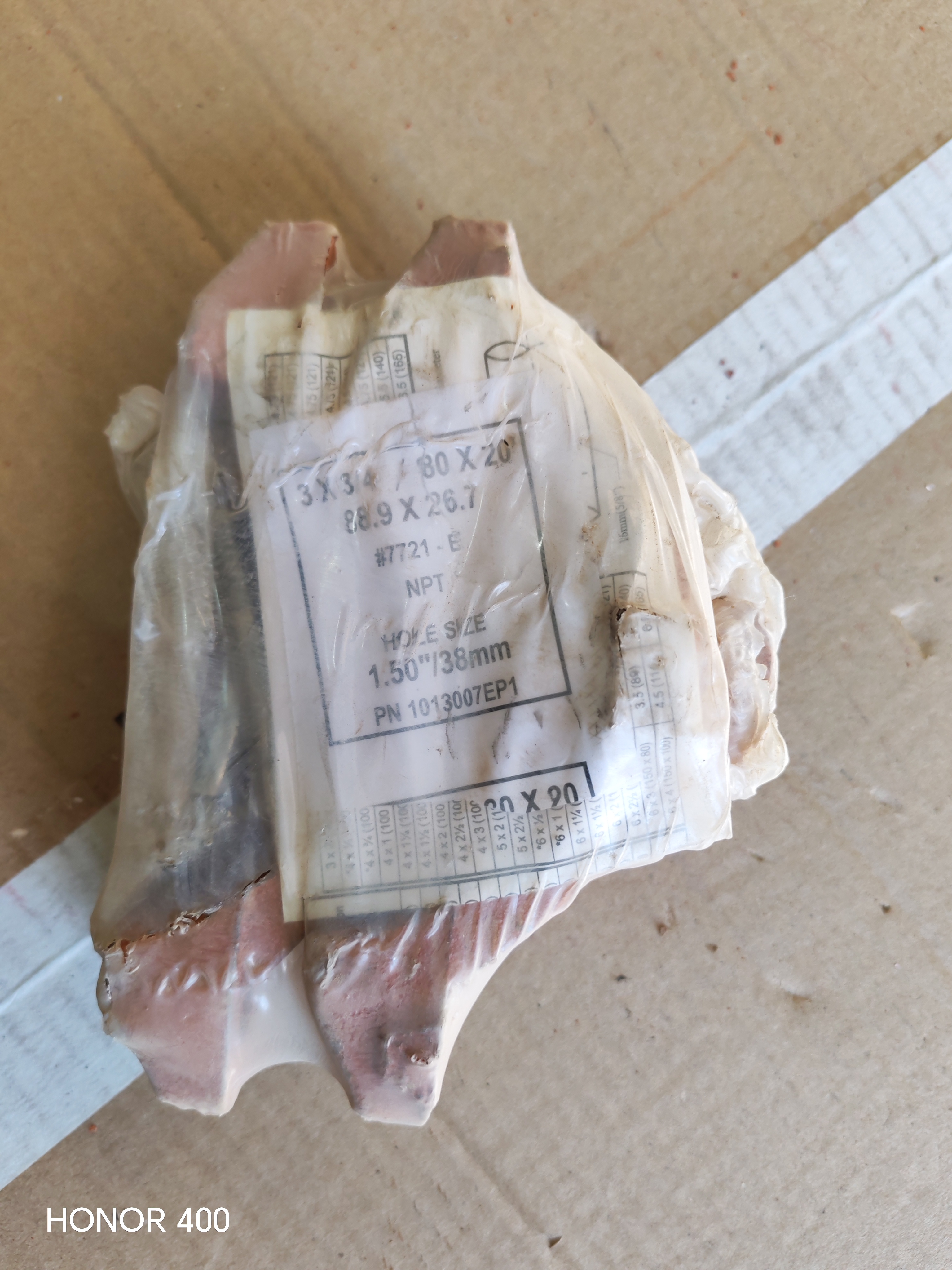 MECHANICAL TEE THREADED 3'X3/4' (89X20MM)