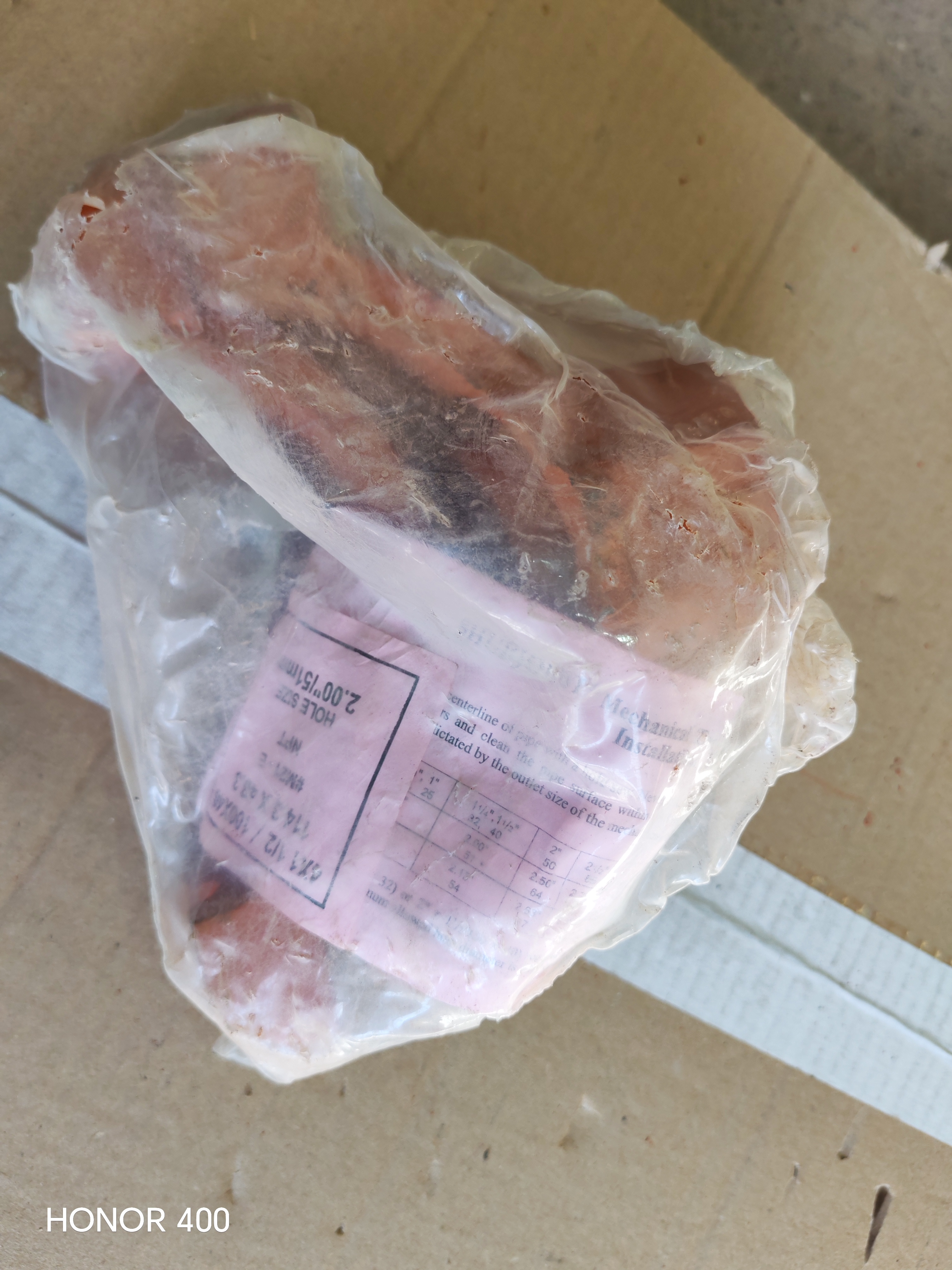 MECHANICAL TEE THREADED 4'X11/2' (114X40MM)