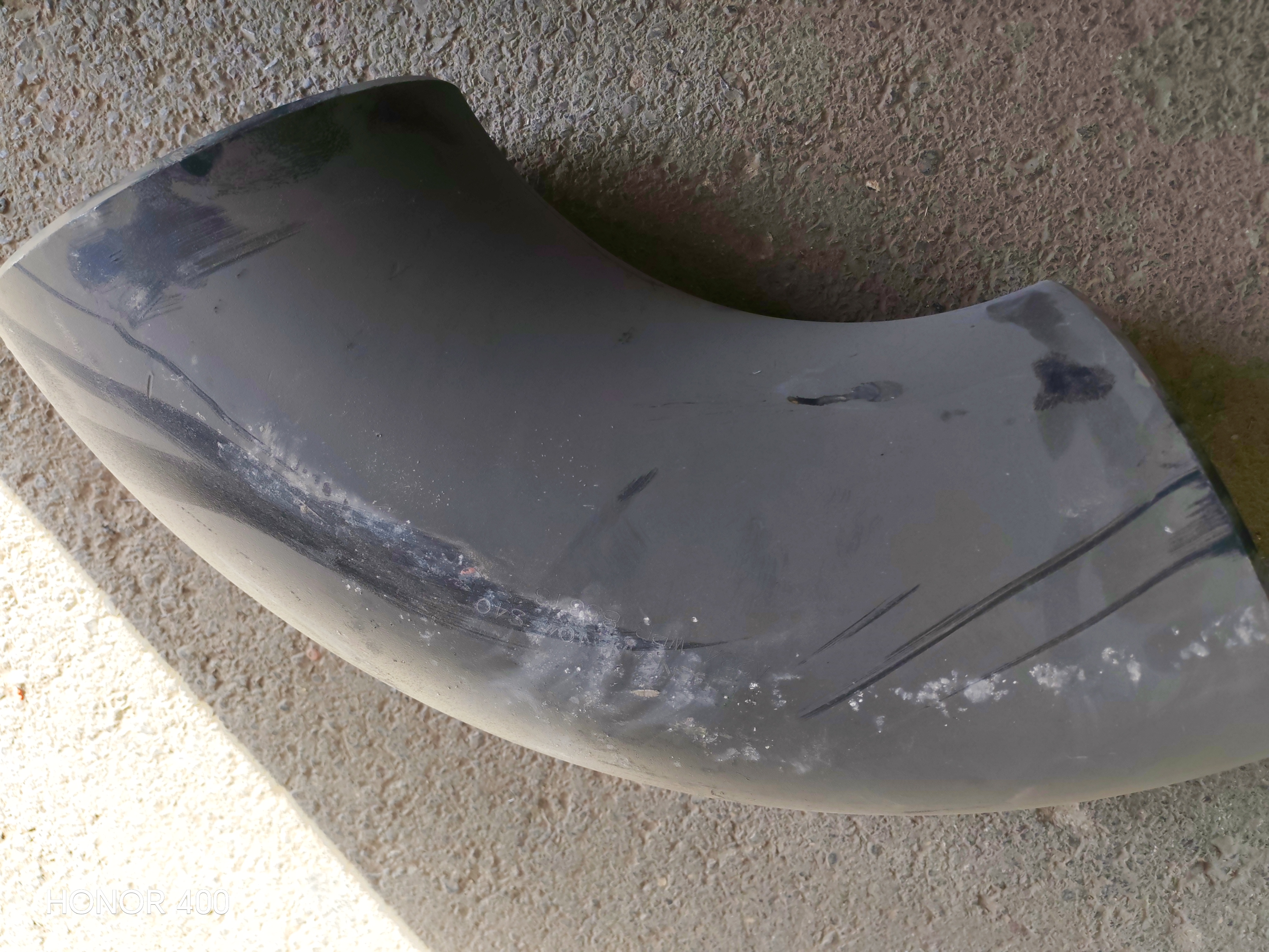 BUTT WELDED 250 mm ELBOW 90