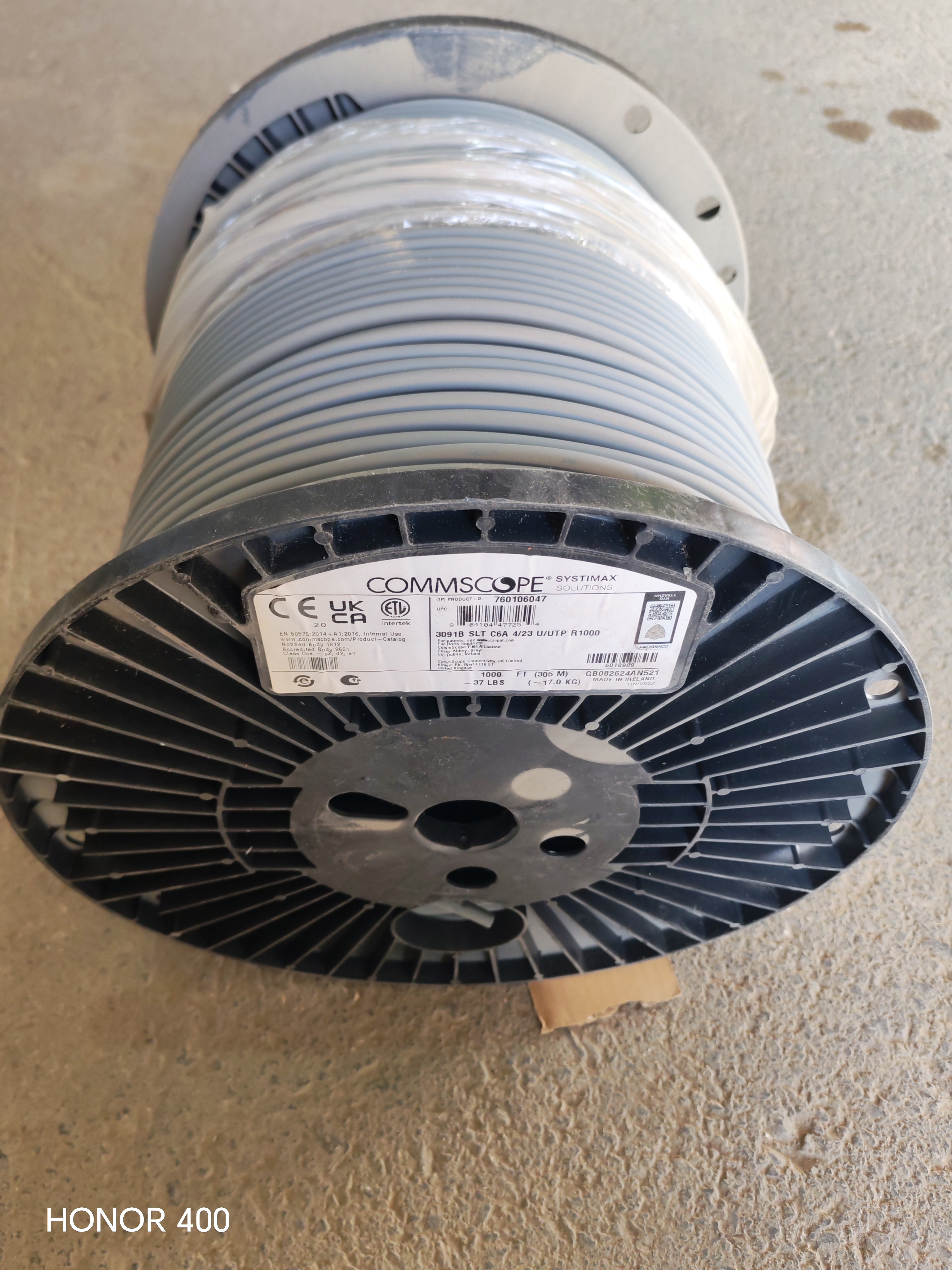 3091B SLT C6A 4 / 23 U/UTP R1000