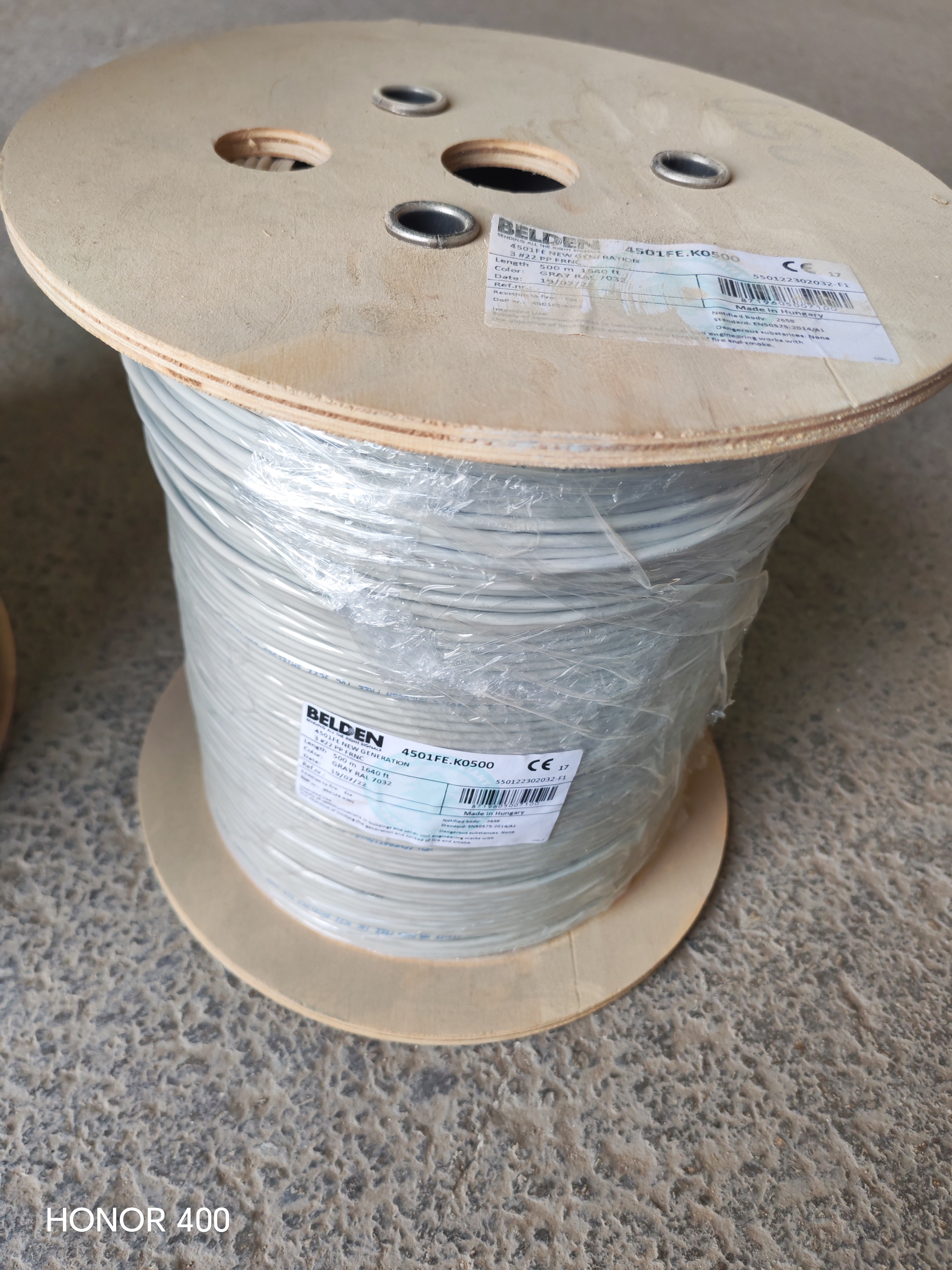 BELDEN 4501FE (3 Conductor 22 AWG BC, LSZH, Shielded, Eca)