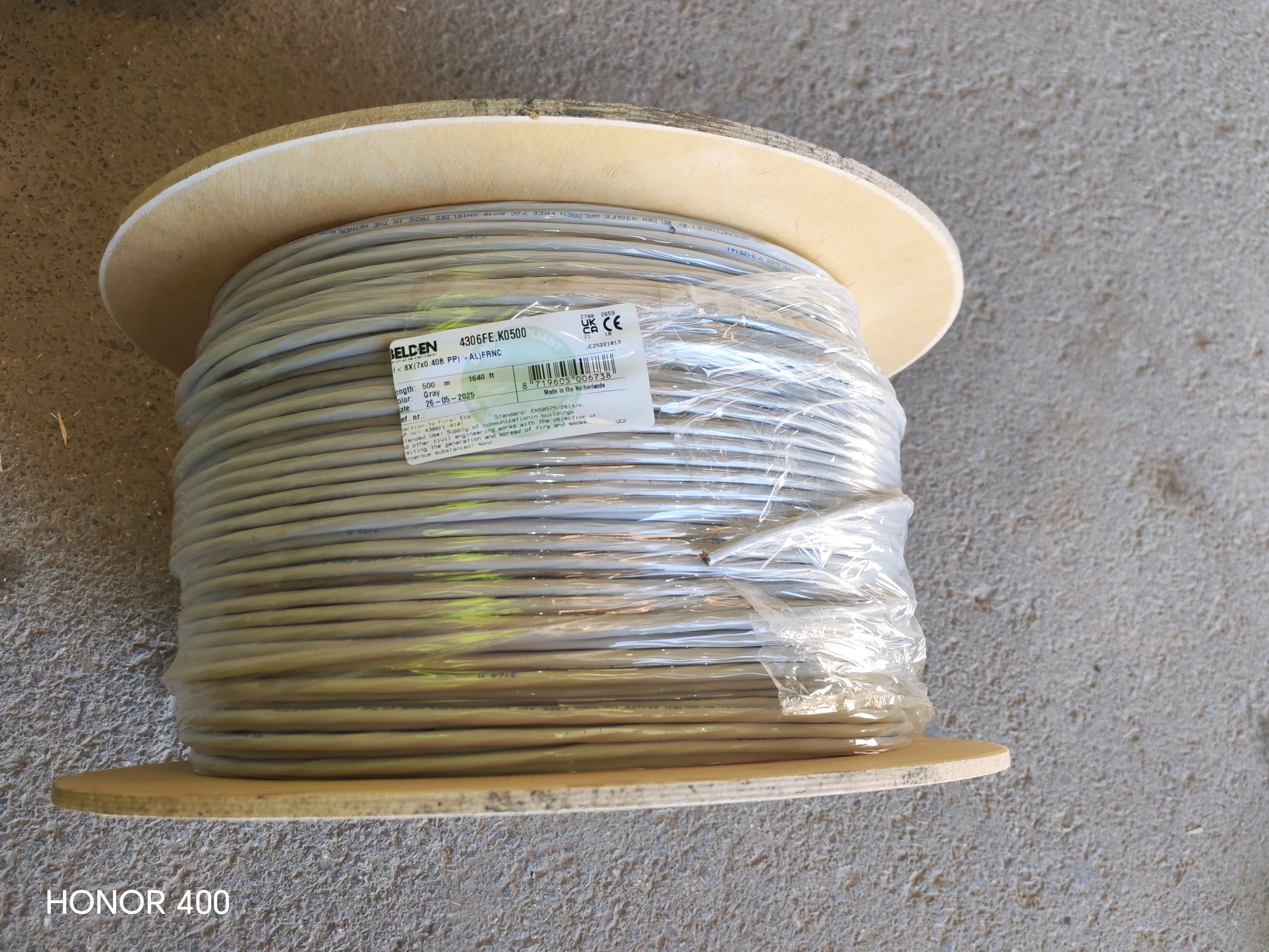 Belden 4306FE(8 Conductor 18 AWG BC, LSZH,)